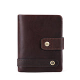 Men's Cow Leather Wallet Vintage Male Purse