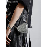 COY UUSTUDIO Hot Girl Mini Heart Chain Lipstick Bag