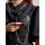 COY UUSTUDIO Hot Girl Mini Heart Chain Lipstick Bag