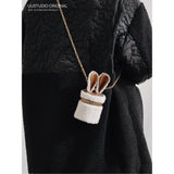 COY UUSTUDIO Mini Rabbit Lipstick Cross-body Bag