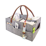 CPDD Baby Diaper Organizer Foldable Felt Storage Bag Portable Multi-function