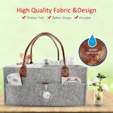CPDD Baby Diaper Organizer Foldable Felt Storage Bag Portable Multi-function