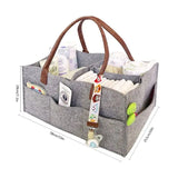 CPDD Baby Diaper Organizer Foldable Felt Storage Bag Portable Multi-function