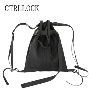 CTRLLOCK Streetwear Straps Pocket Nylon Sports Bag