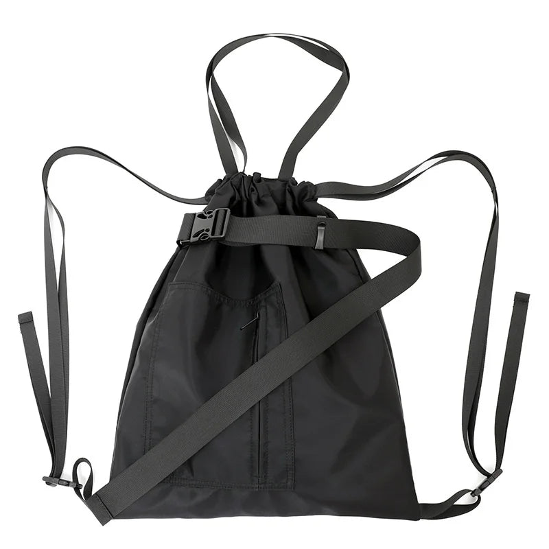 CTRLLOCK Streetwear Straps Pocket Nylon Sports Bag