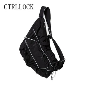 CTRLLOCK Reflective Lines One Shoulder Bag