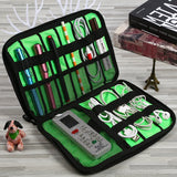 Cable Organizer Storage Bags System Kit Case USB Data Cable Earphone Wire Pen