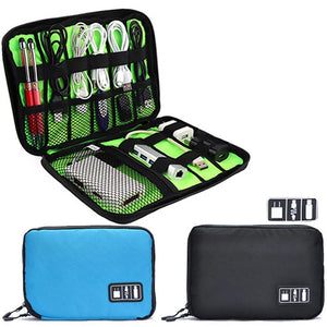 Cable Organizer Storage Bags System Kit Case USB Data Cable Earphone Wire Pen