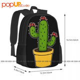 Funny Cactus Hipster Tumblr Birthday Plant Backpack