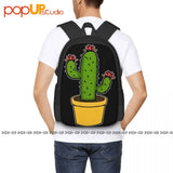 Funny Cactus Hipster Tumblr Birthday Plant Backpack