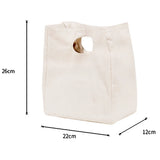 Cactus Plant Lunch Bags for Women Canvas High Capacity School Food Storage Bags