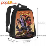 Cadillacs And Dinosaurs Backpack Gym Sports Style Multi-function