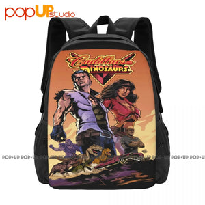 Cadillacs And Dinosaurs Backpack Gym Sports Style Multi-function