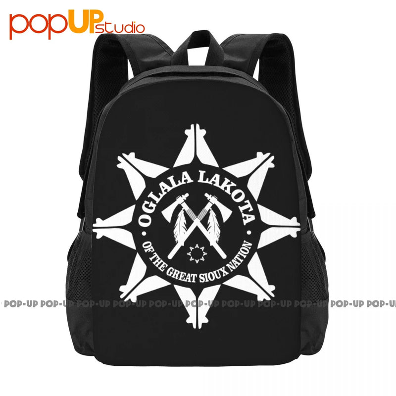 Oglala Lakota Backpack Large Capacity Style Gymnast Bag