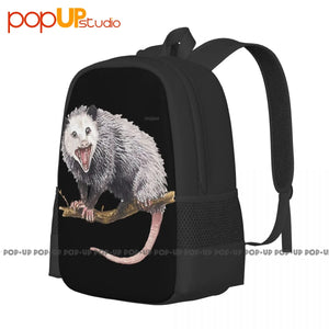 Opossum Possum Animal Backpack Large Capacity Bookbag Schoolbag Gymnast Bag