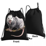 Opossum Possum Animal Drawstring Bags Gym Bag Bookbag