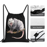 Opossum Possum Animal Drawstring Bags Gym Bag Bookbag