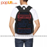 Caferacer Classic Biker Backpack Art Print 3D Printing Multi-function