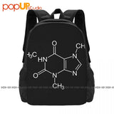Caffeine Molecule Backpack Large Capacity Bookbag