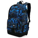 Camo Plaid Preppy Style Backpack for School 15.6in Laptop