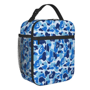 Camo Insulated Lunch Tote Bag Thermal Cooler Bento