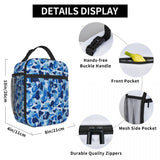 Camo Insulated Lunch Tote Bag Thermal Cooler Bento