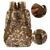 Men's Camo Tactical Backpack Large Capacity Outdoor Travel Bag