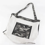 Camouflage Canvas Shoulder Bag Ladies Hand Bags Overize Purse Large Casual Bags