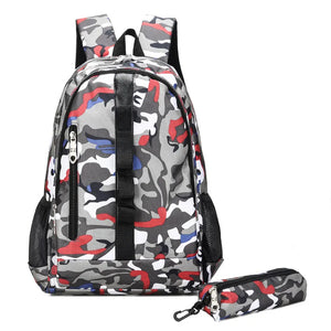 Camouflage Children Backpacks for Teenagers School Rucksack Kids Book Bag