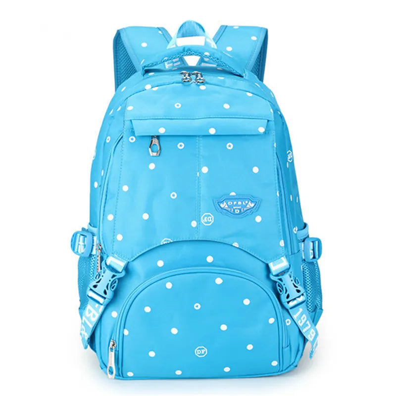 Colorful Unique Printing Bookbag Women Oxford Waterproof Child Backpack