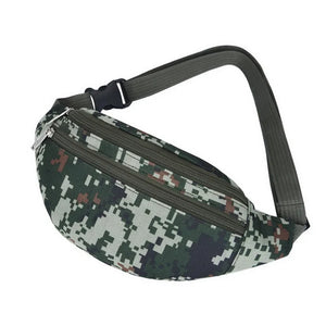 Camouflage Men Waist Pack Zipper Pocket Military Bag