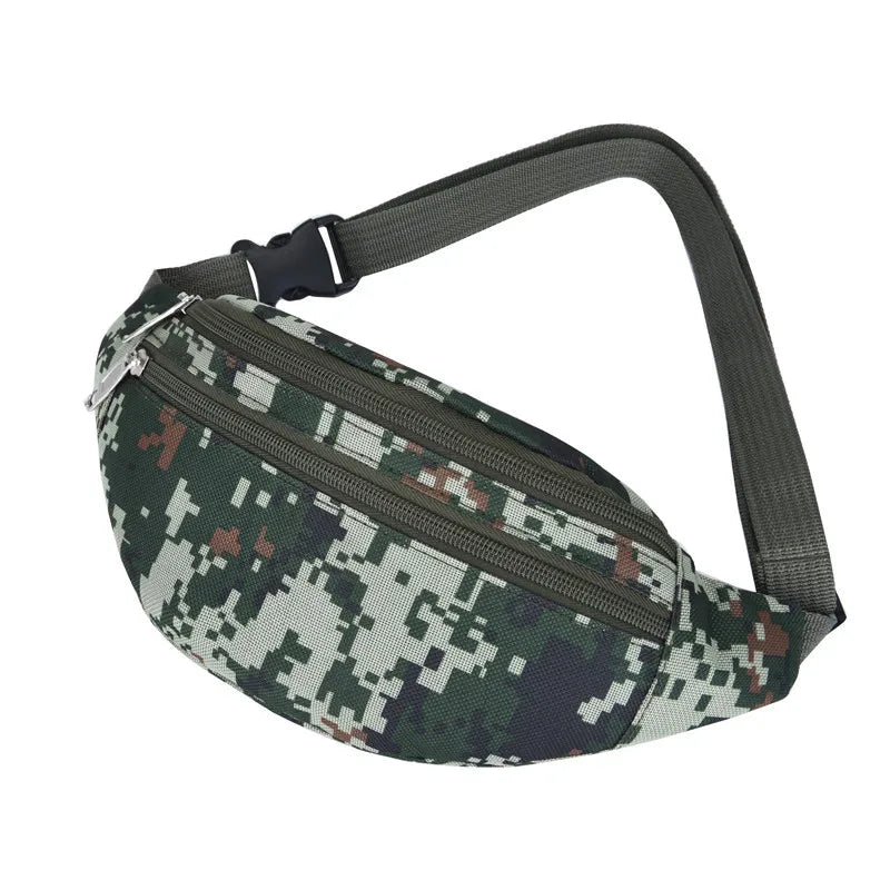 Camouflage Men Waist Pack Male Hip Bum Military Bag Pouch Zipper Pocket