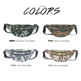 Camouflage Men Waist Pack Zipper Pocket Military Bag