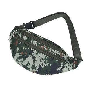 Camouflage Men Waist Pack Zipper Pocket Military Bag