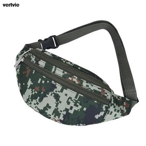 Camouflage Waist Chest Bag Sports Belt Fanny Pack
