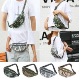 Camouflage Waist Chest Bag Sports Belt Fanny Pack
