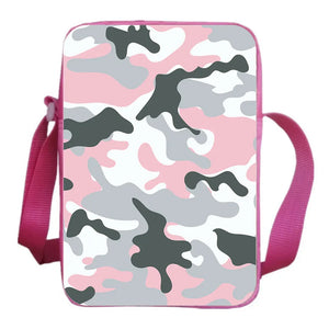 Camouflage Shoulder Bag Messenger Bags Men Casual School Mochila Rucksack