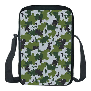 Camouflage Shoulder Bag Men Women Messenger Bags Casual School Rucksack