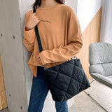 Camouflage Space Cotton Small Square Shoulder Bag for Women