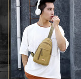 Camouflage Sports Chest Bag Wear-Resistant Shoulder Bag
