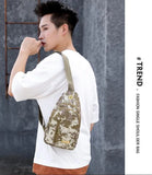 Camouflage Sports Chest Bag Wear-Resistant Shoulder Bag