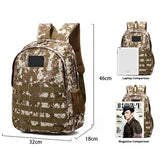 Tactical Backpack Men Outdoor Camping Rucksack Bag Hiking Travel
