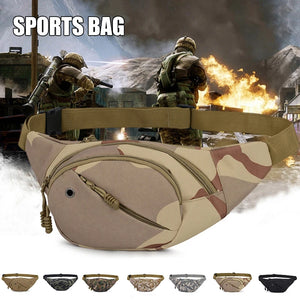 Camouflage Waist Bag Outdoor Sports Backpack for Men