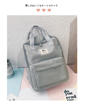 Canvas Women Backpack School Bag for girls Shoulder Bag