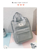 Canvas Women Backpack School Bag for girls Shoulder Bag