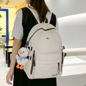 Versatile Campus Backpack for Female Students with Large Capacity