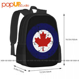 Canada Backpack Large Capacity Print Foldable Storage Bag