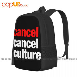 Cancel Culture Backpack - Gym & Sports Style Travel Bag
