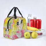 Candy Candy Insulated Lunch Bag Anime Manga Thermal Cooler Bento Box Women
