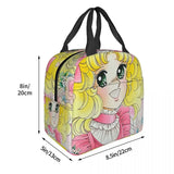 Candy Candy Insulated Lunch Bag Anime Manga Thermal Cooler Bento Box Women
